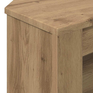 vidaXL Corner TV Cabinet Artisan Oak 102 x 40.5 x 45 cm Engineered Wood