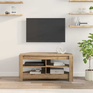 vidaXL Corner TV Cabinet Artisan Oak 102 x 40.5 x 45 cm Engineered Wood