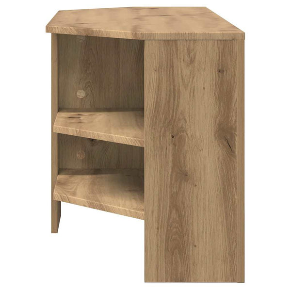 vidaXL Corner TV Cabinet Artisan Oak 102 x 40.5 x 45 cm Engineered Wood