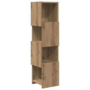 vidaXL Corner Wall Cabinet Artisan Oak 25.5x25x102cm Engineered Wood