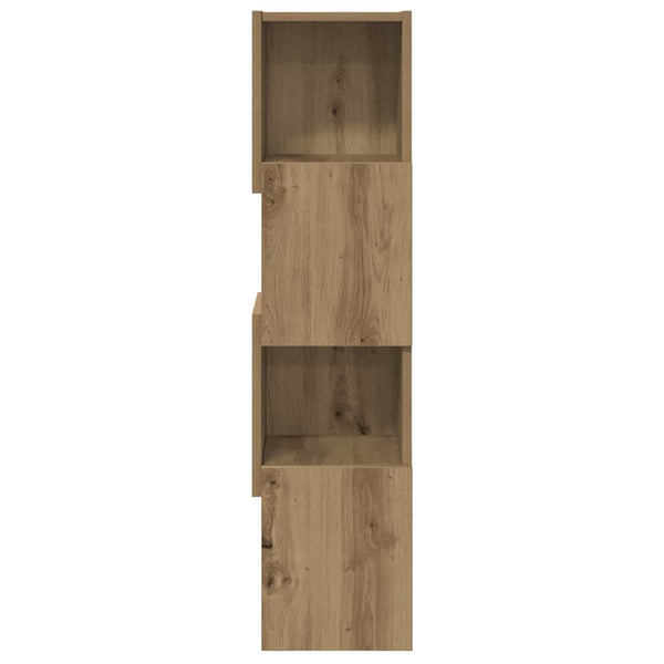 vidaXL Corner Wall Cabinet Artisan Oak 25.5x25x102cm Engineered Wood