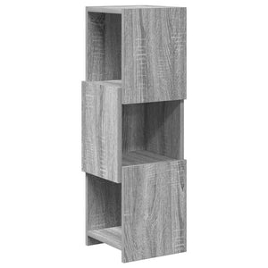 vidaXL Corner Cabinet Gray Sonoma 25.5x25x80cm Engineered Wood