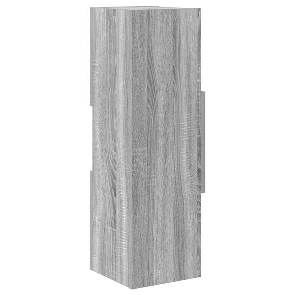 vidaXL Corner Cabinet Gray Sonoma 25.5x25x80cm Engineered Wood