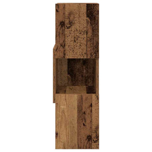 vidaXL Corner Cabinet Reclaimed Wood 25.5x25x80cm Engineered Wood