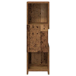 vidaXL Corner Cabinet Reclaimed Wood 25.5x25x80cm Engineered Wood