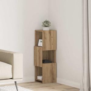 vidaXL Corner Cabinet Artisan Oak 25.5x25x80cm Engineered Wood
