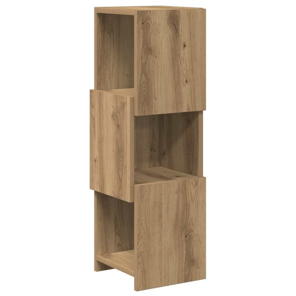 vidaXL Corner Cabinet Artisan Oak 25.5x25x80cm Engineered Wood