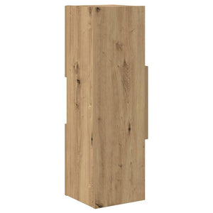 vidaXL Corner Cabinet Artisan Oak 25.5x25x80cm Engineered Wood