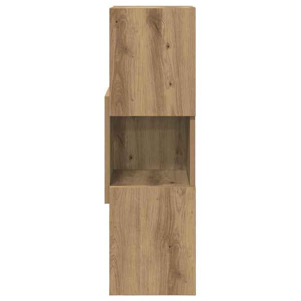 vidaXL Corner Cabinet Artisan Oak 25.5x25x80cm Engineered Wood