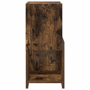 vidaXL Corner Cabinet Smoked Oak 25.5x25x55cm Engineered Wood
