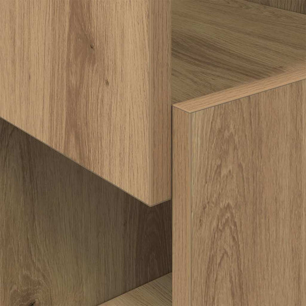 vidaXL Corner Cabinet Artisan Oak 25.5x25x55 cm Engineered Wood