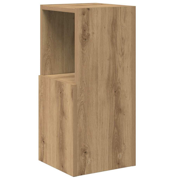 vidaXL Corner Cabinet Artisan Oak 25.5x25x55 cm Engineered Wood