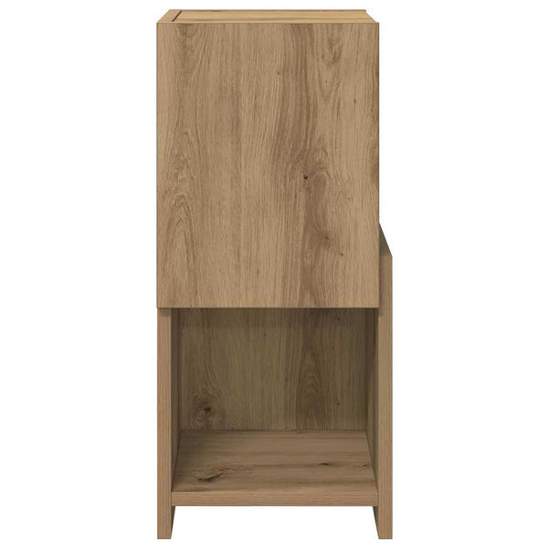 vidaXL Corner Cabinet Artisan Oak 25.5x25x55 cm Engineered Wood