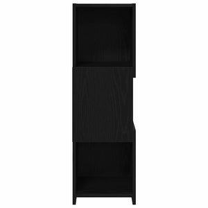 vidaXL Corner Cabinet Black Oak Look 30.5x30x95cm Engineered Wood