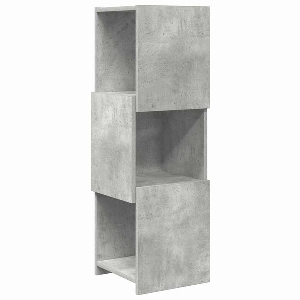 vidaXL Corner Cabinet Concrete Gray 30.5x30x95cm Engineered Wood