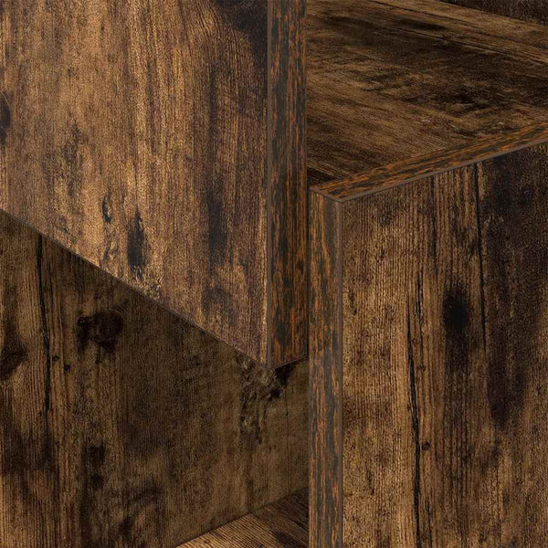 vidaXL Corner Cabinet Smoked Oak 30.5x30x95 cm Engineered Wood