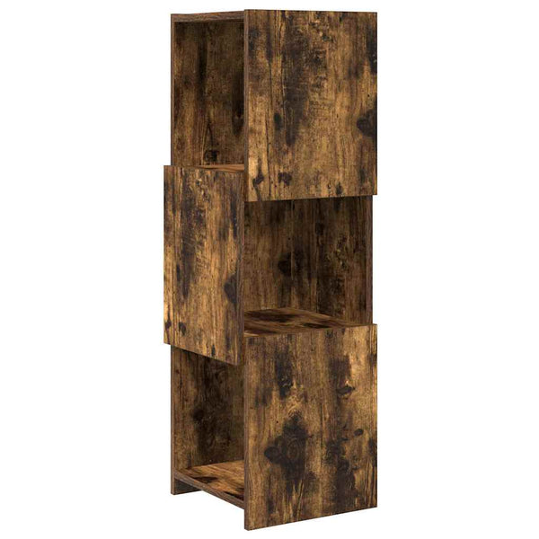 vidaXL Corner Cabinet Smoked Oak 30.5x30x95 cm Engineered Wood