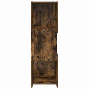 vidaXL Corner Cabinet Smoked Oak 30.5x30x95 cm Engineered Wood