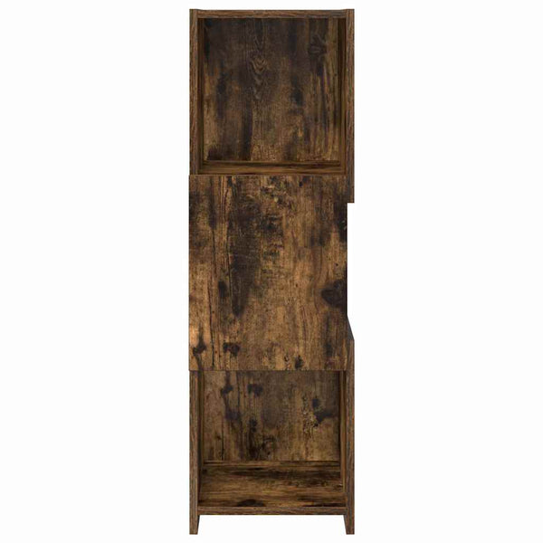 vidaXL Corner Cabinet Smoked Oak 30.5x30x95 cm Engineered Wood