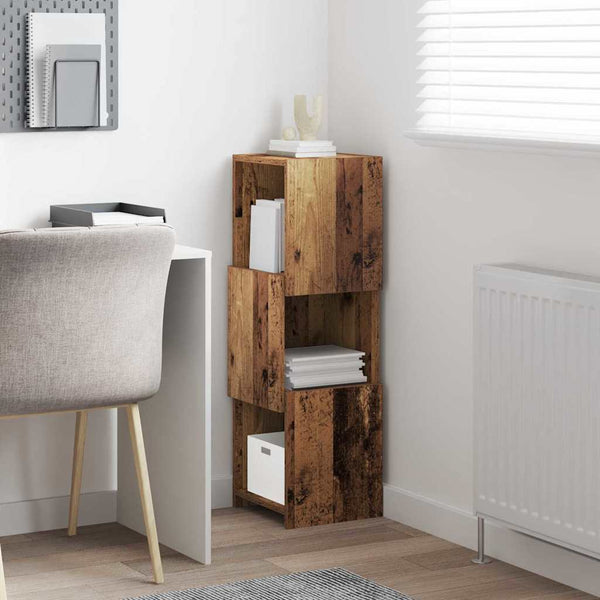 vidaXL Corner Cabinet Reclaimed Wood 30.5x30x95cm Engineered Wood