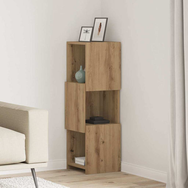 vidaXL Corner Cabinet Artisan Oak 30.5x30x95 cm Engineered Wood