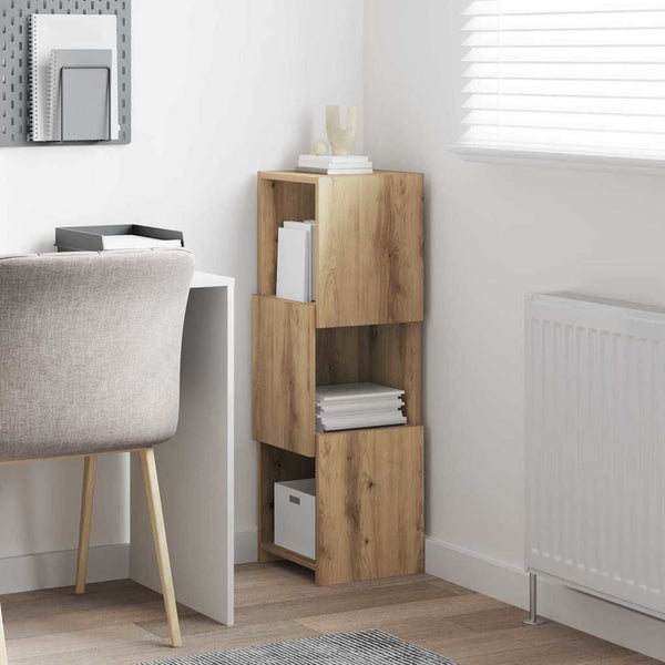 vidaXL Corner Cabinet Artisan Oak 30.5x30x95 cm Engineered Wood