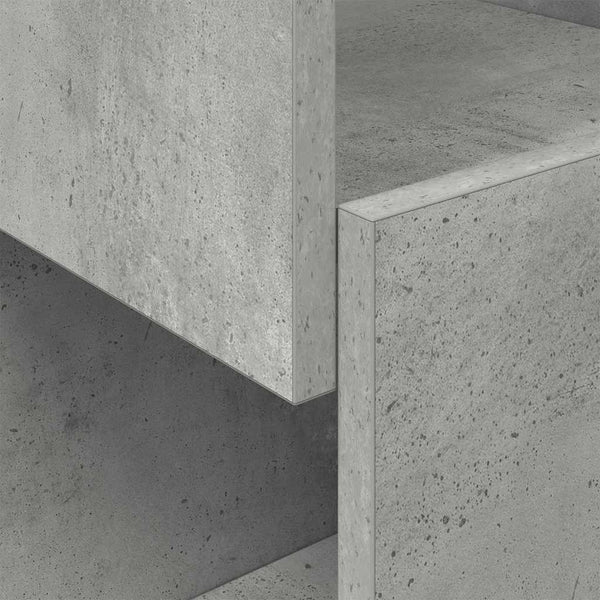 vidaXL Corner Cabinet Concrete Grey 30.5x30x65cm Engineered Wood