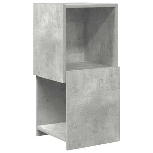 vidaXL Corner Cabinet Concrete Grey 30.5x30x65cm Engineered Wood