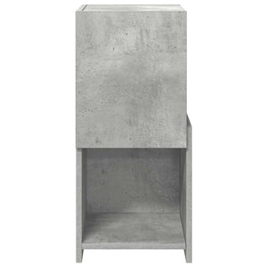 vidaXL Corner Cabinet Concrete Grey 30.5x30x65cm Engineered Wood