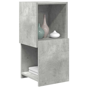 vidaXL Corner Cabinet Concrete Grey 30.5x30x65cm Engineered Wood