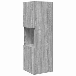 vidaXL Corner Cabinet Sonoma Grey 30.5x30x65cm Engineered Wood