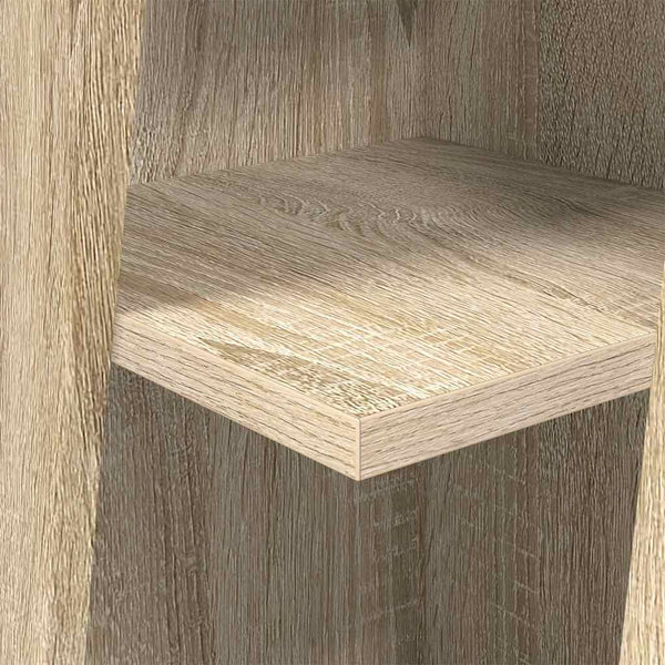 vidaXL Corner Cabinet Sonoma Oak 27.5x27x102cm Engineered Wood