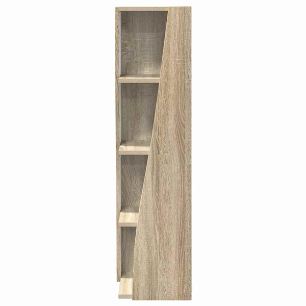 vidaXL Corner Cabinet Sonoma Oak 27.5x27x102cm Engineered Wood