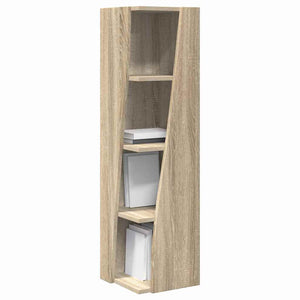 vidaXL Corner Cabinet Sonoma Oak 27.5x27x102cm Engineered Wood