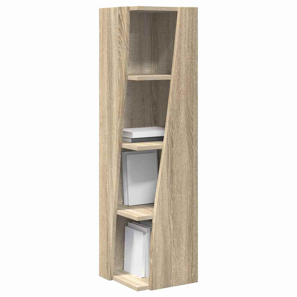 vidaXL Corner Cabinet Sonoma Oak 27.5x27x102cm Engineered Wood