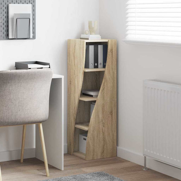 vidaXL Corner Cabinet Sonoma Oak 32x32x102cm Engineered Wood