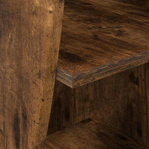 vidaXL Corner Cabinet Smoked Oak 32x32x102cm Engineered Wood