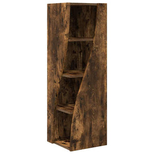 vidaXL Corner Cabinet Smoked Oak 32x32x102cm Engineered Wood