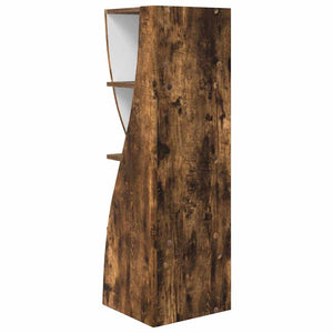 vidaXL Corner Cabinet Smoked Oak 32x32x102cm Engineered Wood