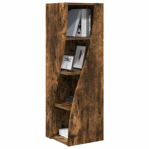 vidaXL Corner Cabinet Smoked Oak 32x32x102cm Engineered Wood