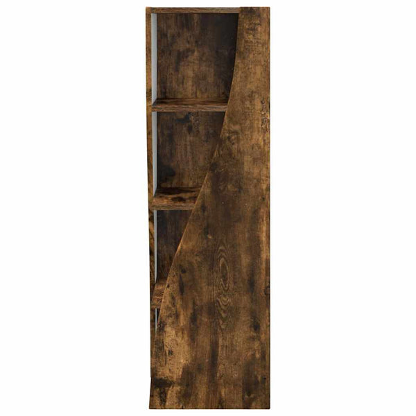 vidaXL Corner Cabinet Smoked Oak 32x32x102cm Engineered Wood