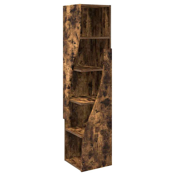 vidaXL Corner Cabinet Smoked Oak 32x32x140cm Engineered Wood