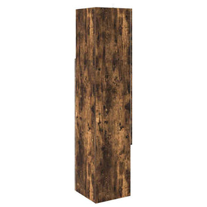 vidaXL Corner Cabinet Smoked Oak 32x32x140cm Engineered Wood