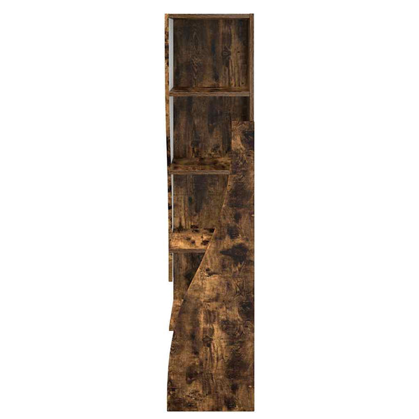 vidaXL Corner Cabinet Smoked Oak 32x32x140cm Engineered Wood