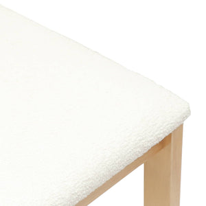 vidaXL Dining Chairs 2 pcs Natural 40 x 47.5 x 99.5 cm