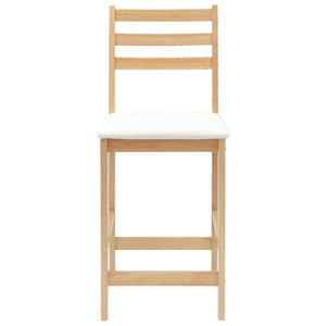 vidaXL Dining Chairs 2 pcs Natural 40 x 47.5 x 99.5 cm