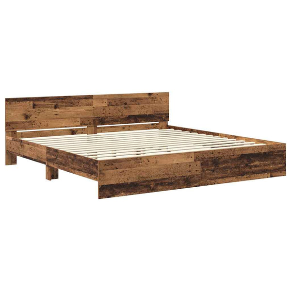 Bettrahmen Altholz 180x200 cm mit LED