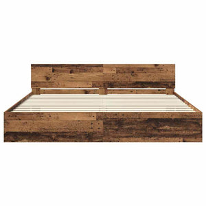 Bettrahmen Altholz 180x200 cm mit LED