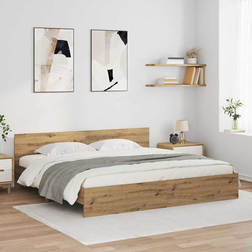 Bettrahmen Artisan-Eiche 180x200 cm