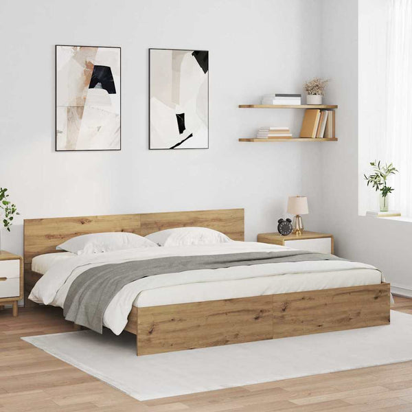 Bettrahmen Artisan-Eiche 200x200 cm